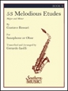 53のメロディアスなエチュード・Book2（アルトサックス）【53 Melodious Etudes Book2】
