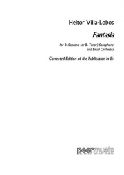サクソフォンのためのファンタジア（エイトル・ヴィラ＝ロボス）（アルトサックス+ピアノ）【Fantasia for Saxophone】