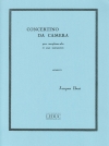 室内小協奏曲（ジャック・イベール）（アルトサックス+ピアノ）【Concertino Da Camera】