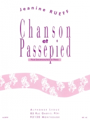 シャンソンとパスピエ（ジャニーヌ・ルエフ）（アルトサックス+ピアノ）【Chanson Et Passepied】