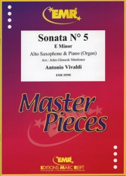 ソナタ・5番・ホ短調（アントニオ・ヴィヴァルディ）（アルトサックス+ピアノ）【Sonata No. 5 in E minor】