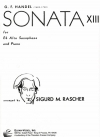 ソナタ・第13番 (ヘンデル)（アルトサックス+ピアノ）【Sonata XIII】