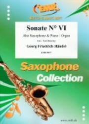 ソナタ・6番 (ヘンデル)（アルトサックス+ピアノ）【Sonate No. 6】