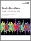 デビュー・ソロ集（ピアノ伴奏譜のみ）【Kendor Debut Solos - Eb Alto Sax with MP4s】