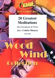 瞑想曲・20曲集（アルトサックス+ピアノ）【20 Greatest Meditations】
