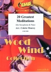 瞑想曲・20曲集（アルトサックス+ピアノ）【20 Greatest Meditations】
