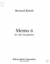 メモ・6（バーナード・ランズ）（アルトサックス）【Memo 6】