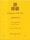 ラルゲット（モーツァルト）（アルトサックス+ピアノ）【Larghetto】