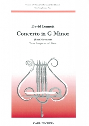 協奏曲・ト短調（デイヴィッド・ベネット）（テナーサックス+ピアノ）【Concerto in G minor】