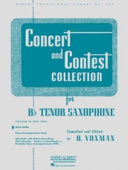 コンサート＆コンテスト・コレクション／テナーサックス【Concert and Contest Collection for Bb Tenor Saxophone】