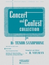 コンサート＆コンテスト・コレクション／テナーサックス【Concert and Contest Collection for Bb Tenor Saxophone】