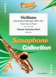 シチリアーナ（バッハ）（テナーサックス+ピアノ）【Siciliano　from Sonata E flat major BWV 1031】