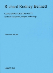 スタン・ゲッツのための協奏曲（オーケストラ フルスコア）【Bennett: Concerto For Stan Getz (Full Score)】