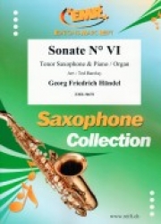 ソナタ・6番 (ヘンデル)（テナーサックス+ピアノ）【Sonate No.6】