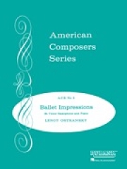 バレー・インプレッションズ（ルロイ・オストランスキー）（テナーサックス+ピアノ）【Ballet Impressions】