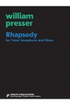 ラプソディ（ウィリアム・プレッサー）（テナーサックス+ピアノ）【Rhapsody】