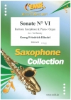 ソナタ・6番 (ヘンデル)（バリトンサックス+ピアノ）　【Sonate No.6】