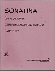ソナチネ（ドミトリー・カバレフスキー）（バリトンサックス+ピアノ）【Sonatina】