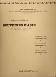 アジアの思い出（ルネ・ゴードロン）  (トランペット+ピアノ)【Souvenirs D'asie】