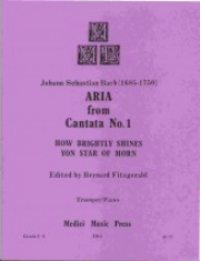 アリア「カンタータ1番」より（バッハ）  (トランペット+ピアノ)【ARIA FROM CANTATA #1】
