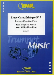 キャラクテリスティック教本・No.7（ジャン＝バティスト・アルバン）  (トランペット+ピアノ)【Etude Caracteristique No. 7】