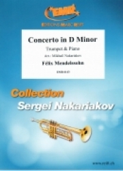 協奏曲・ニ短調（フェリックス・メンデルスゾーン）  (トランペット+ピアノ)【Concerto in D Minor】