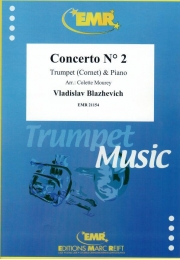 協奏曲・2番（ウラディスラフ・ブラゼヴィッチ）  (トランペット+ピアノ)【Concerto No. 2】
