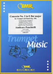 協奏曲・2番・変ホ長調（アミルカレ・ポンキエッリ）  (トランペット+ピアノ)【Concerto No. 2 E flat Major】