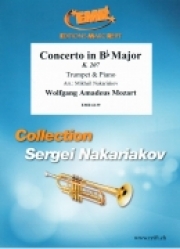 協奏曲・変ロ長調・K207（モーツァルト）  (トランペット+ピアノ)【Concerto in Bb Major K.207】