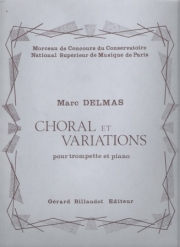 コラールと変奏曲（マルク・デルマ） (トランペット+ピアノ)【Choral et Variations】