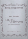 コラールと変奏曲（マルク・デルマ） (トランペット+ピアノ)【Choral et Variations】