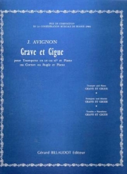 グラーヴェとジーグ（ジーン・アヴィニョン） (トランペット+ピアノ)【Grave et Gigue】
