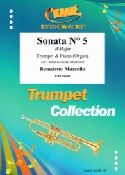 ソナタ・5番・変ロ長調（ベネデット・マルチェッロ）（トランペット＋ピアノ）【Sonata No. 5 in Bb Major】