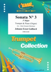 ソナタ・3番・ヘ長調（ヨハン・エルンスト・ガリアルド）（トランペット＋ピアノ）【Sonata No. 3 in F Major】