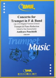 トランペットの為の協奏曲（アミルカレ・ポンキエッリ）（トランペット+ピアノ）【Concerto for Trumpet in F Op.123】