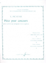演奏会用小品（Lucien Picavais）（トランペット+ピアノ）【Piece Pour Concours】