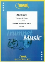 メヌエット（バッハ）（トランペット+ピアノ）【Menuet】