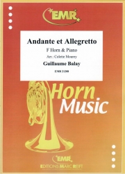 アンダンテとアレグレット（ギヨーム・バレイ）（ホルン+ピアノ）【Andante et Allegretto】