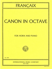 オクターヴのカノン（ジャン・フランセ）（ホルン+ピアノ）【Canon In Octave】