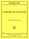 オクターヴのカノン（ジャン・フランセ）（ホルン+ピアノ）【Canon In Octave】