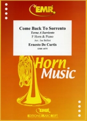帰れソレントへ（エルネスト・デ・クルティス）（ホルン+ピアノ）【Come Back To Sorrento】
