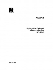 鏡の中の鏡（アルヴォ・ペルト）（ホルン+ピアノ）【Spiegel Im Spiegel】