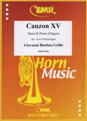 カンツォン・15（ジョヴァンニ・バッティスタ・グリッロ）（ホルン+ピアノ）【Canzon XV】