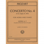 協奏曲・第4番・変ホ長調・K495（モーツァルト）（ホルン+ピアノ）【Concerto No. 4 in E flat major, K. 495】