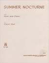 サマー・ノクターン（ディヴィッド・ユーバー）（ホルン+ピアノ）【Summer Nocturne】