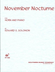 11月のノクターン（エドワード・ソロモン）（ホルン+ピアノ）【November Nocturne】