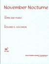 11月のノクターン（エドワード・ソロモン）（ホルン+ピアノ）【November Nocturne】