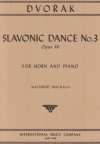 スラヴ舞曲第3番・Op. 46（アントニン・ドヴォルザーク）（ホルン+ピアノ）【Slavonic Dance No. 3, Opus 46】