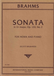 ソナタ・変ホ長調・Op.120（ヨハネス・ブラームス）（ホルン+ピアノ）【Sonata in E flat major, Opus 120】