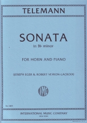 ソナタ・変ロ短調 （テレマン）（ホルン+ピアノ）【Sonata in B flat minor】